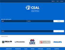 Tablet Screenshot of ceal-londrina.com.br